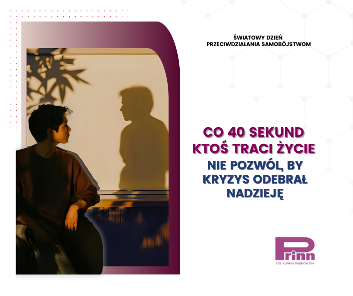 Co 40 sekund ktoś traci życie. nie pozwól, by kryzys odebrał nadzieję