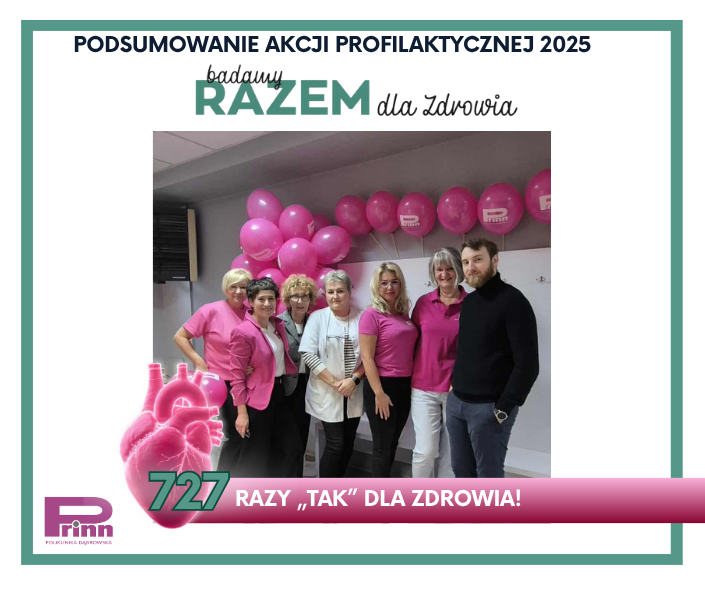 Podsumowanie akcji profilaktycznej „𝗕𝗮𝗱𝗮𝗺𝘆 𝗥𝗔𝗭𝗘𝗠 𝗱𝗹𝗮 𝘇𝗱𝗿𝗼𝘄𝗶𝗮” 2025