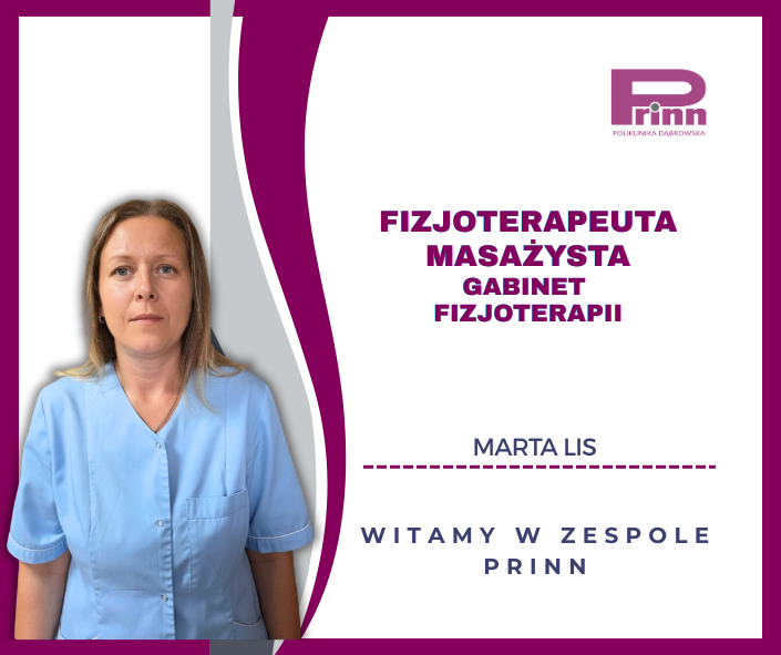 Marta Lis dołącza do zespołu PRINN – poznaj naszą nową fizjoterapeutkę i masażystkę
