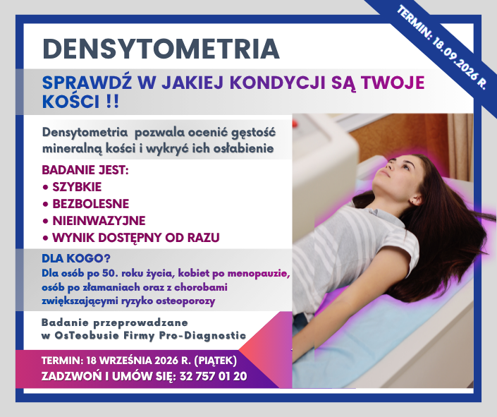 Sprawdź stan swoich kości! Osteobus przy Poliklinice już 18 września