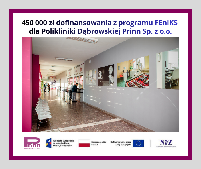 Poliklinika z dofinansowaniem 450 000 zł z programu FEnIKS